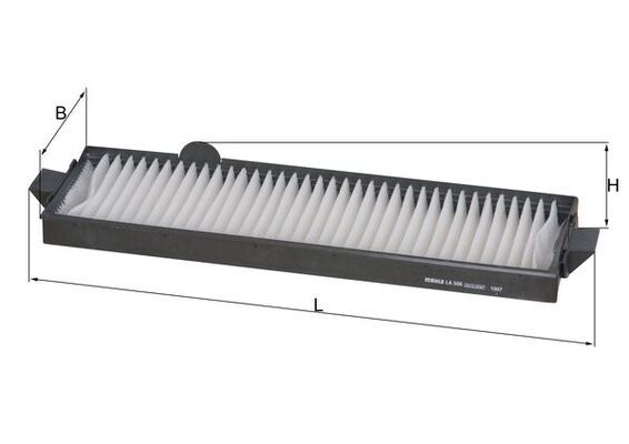 KNECHT LA 506 Filtras, salono oras