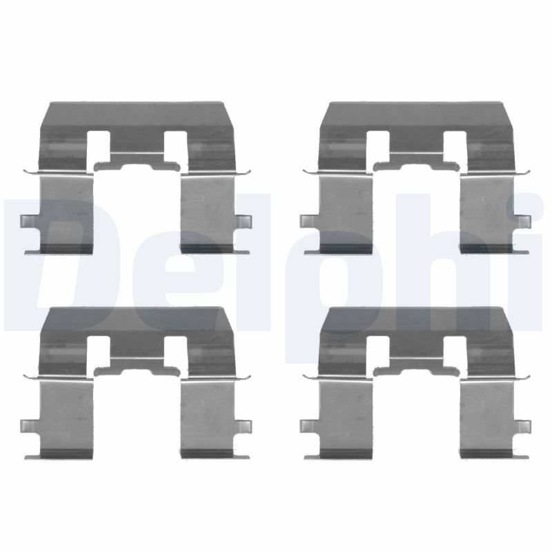 DELPHI LX0368 Priedų komplektas, diskinių stabdžių trinkelės