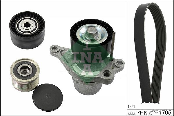 SCHAEFFLER INA 529 0423 20 V-ribbed belt set