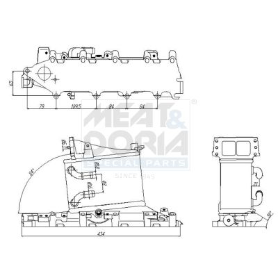 MEAT & DORIA 995083 Charge air cooler