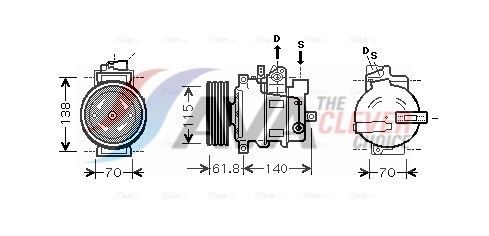 AVA CLEVER CHOICE AIAK263 Compressor, air conditioning
