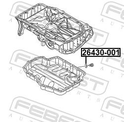 Gasket, oil sump-1