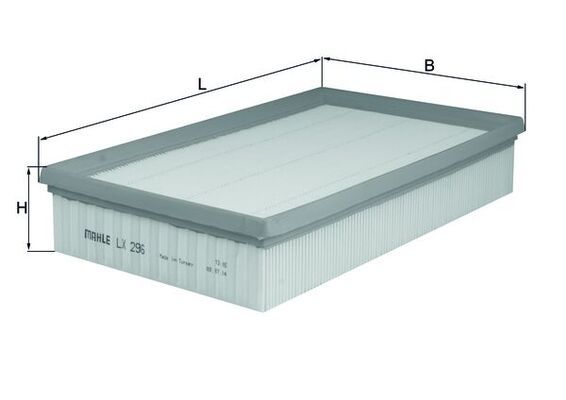 KNECHT LX 296 Oro filtras