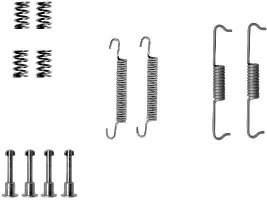 TEXTAR 97032200 Accessory kit, parking brake shoes