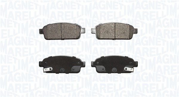 MAGNETI MARELLI 363916060433 Brake pad set, disc brake