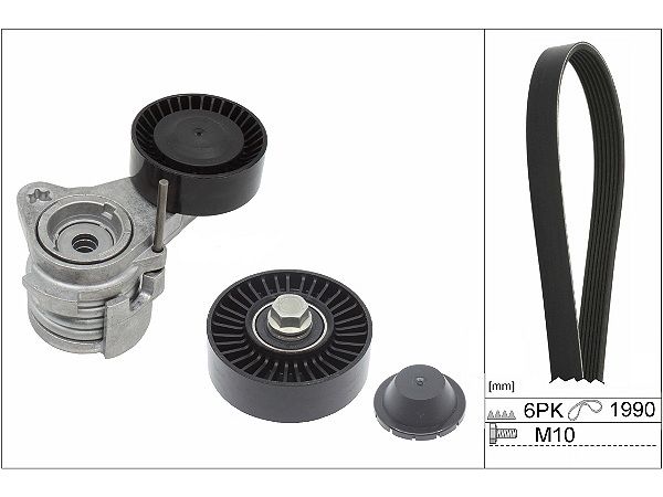 SCHAEFFLER INA 529 0043 10 V-ribbed belt set