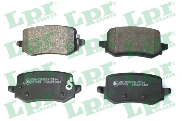 LPR 05P2381 Brake pad set, disc brake
