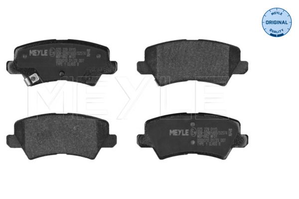 MEYLE 025 229 0115 Brake pad set, disc brake