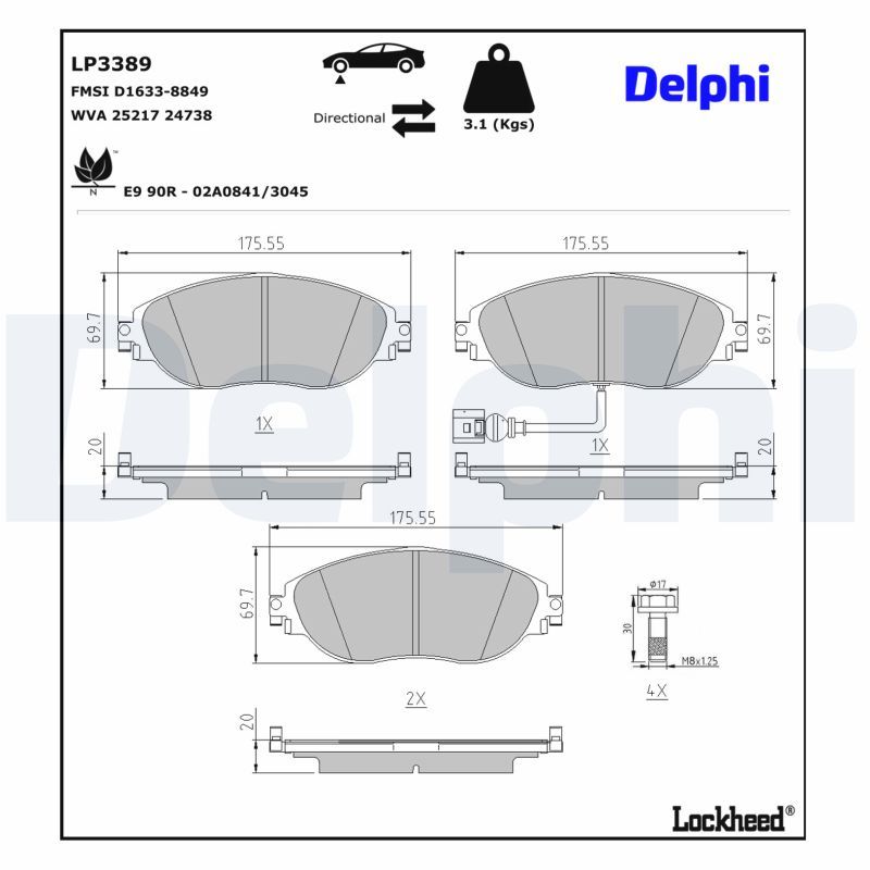 Brake Pad Set, disc brake-3
