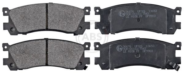 A.B.S. 36676 Brake pad set, disc brake