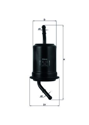 KNECHT KL 115 Kuro filtras