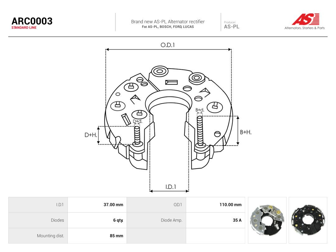 Rectifier, alternator-2
