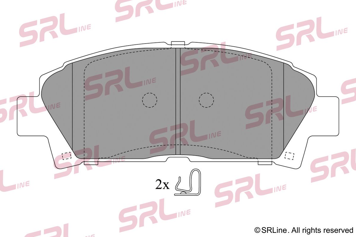 SRLINE S70-0516 Brake pad set, disc brake