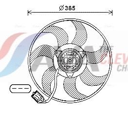 AVA CLEVER CHOICE OL7670 Fan, engine cooling