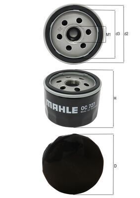 KNECHT OC 727 Oil filter