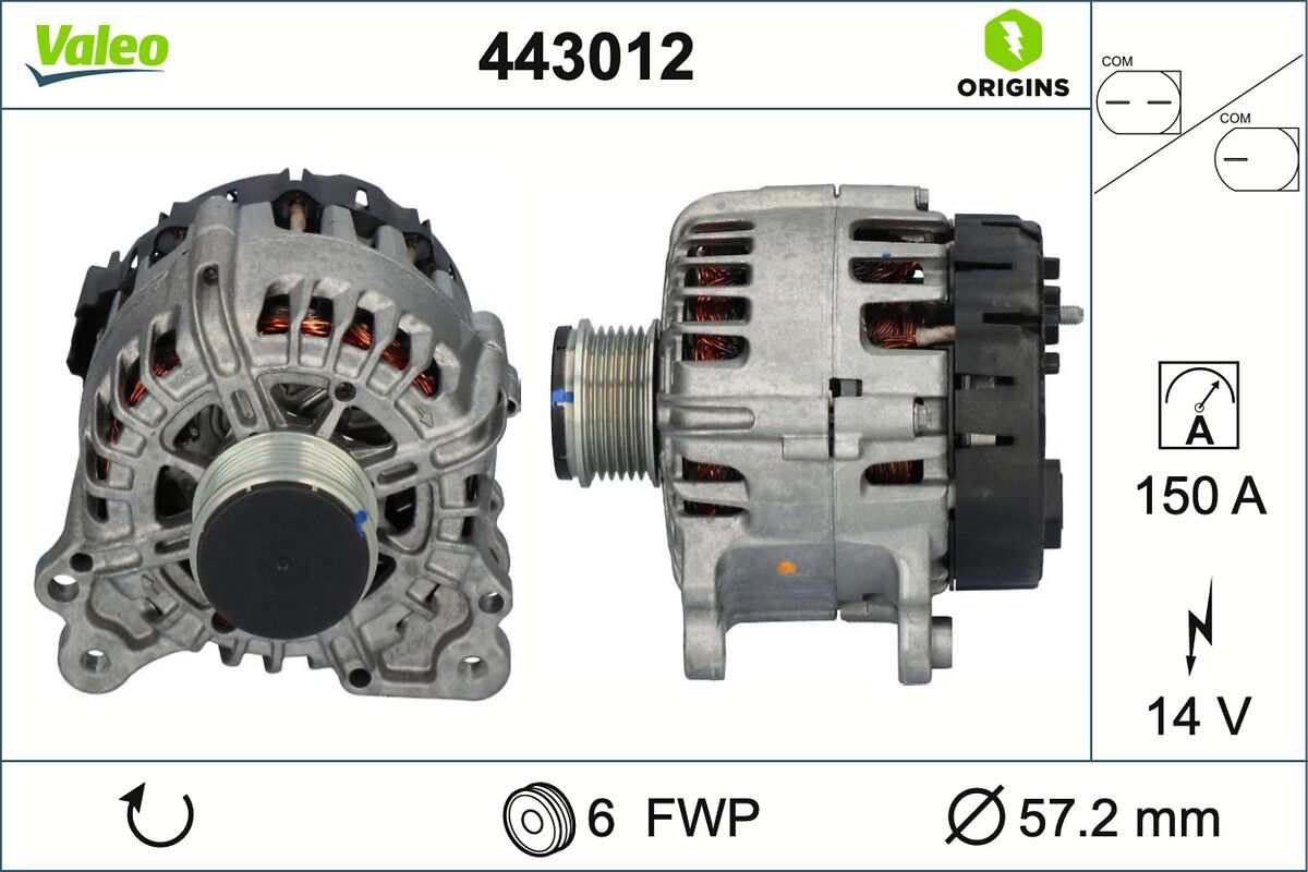 VALEO 443012 Alternator