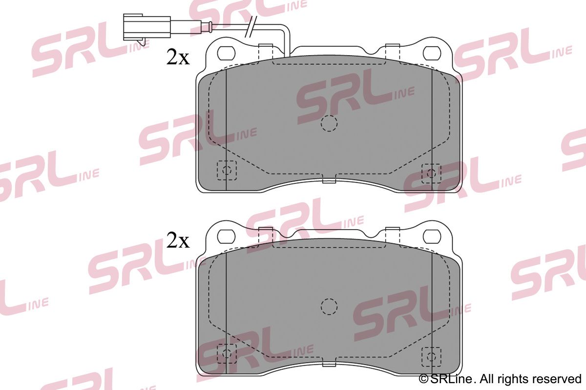 SRLINE S70-0303 Brake pad set, disc brake