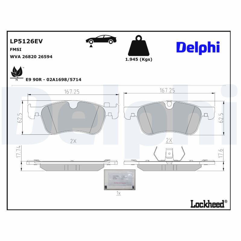 Brake Pad Set, disc brake-2