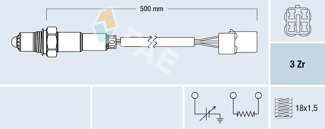 FAE 77479 Oxygen sensor