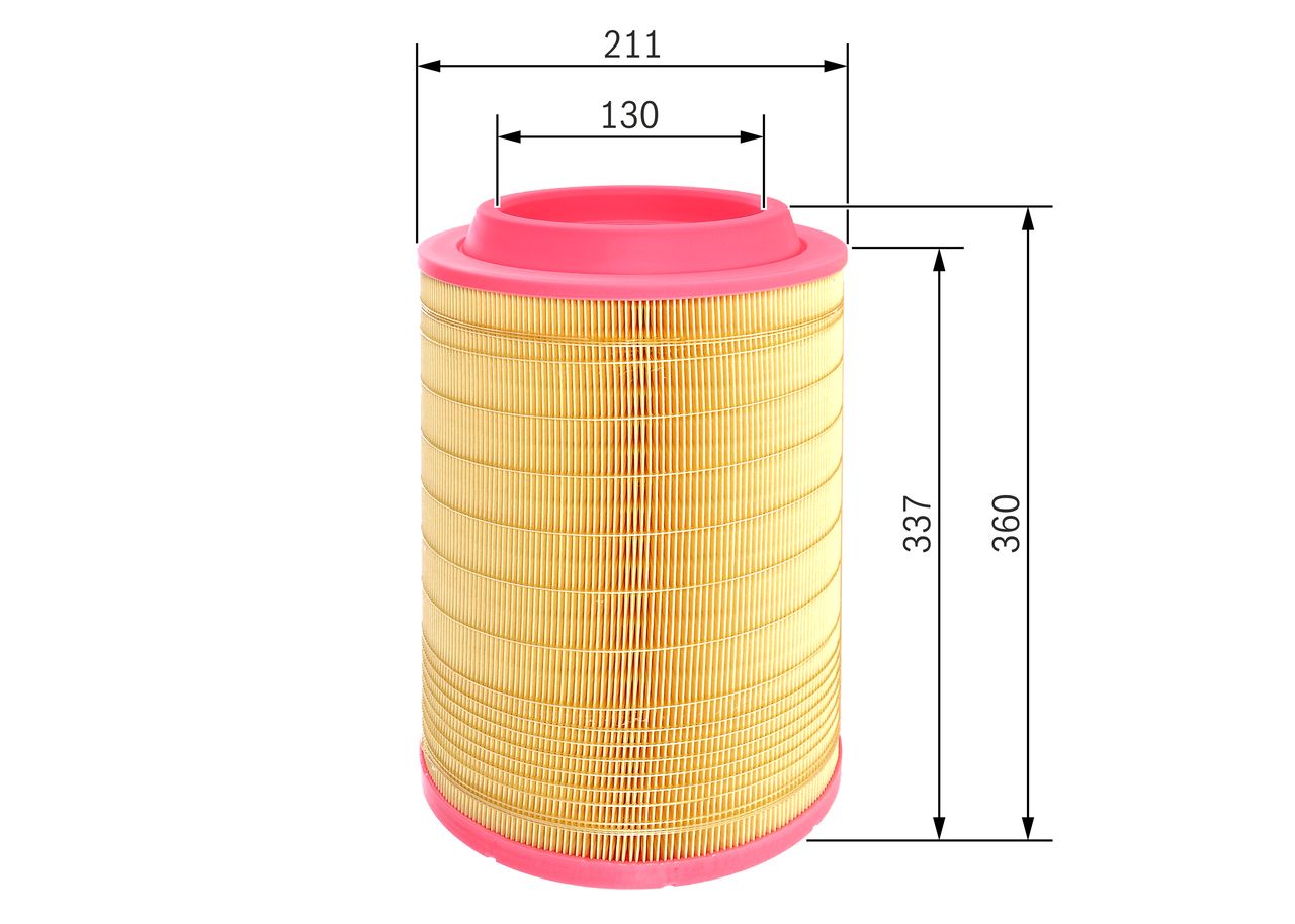 BOSCH F 026 400 245 Air filter