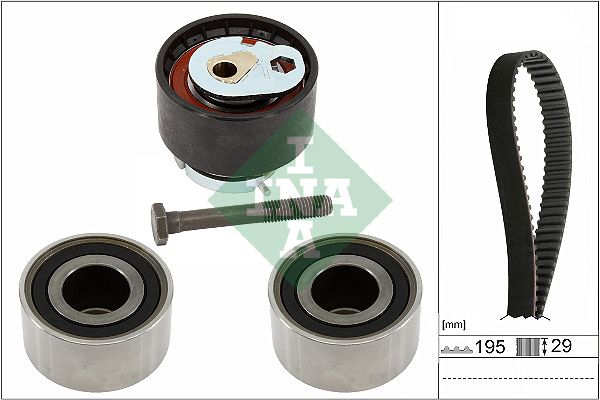 SCHAEFFLER INA 530 0933 10 Timing belt kit