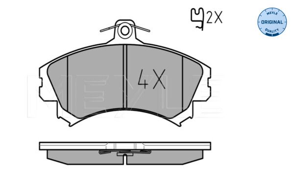 Brake Pad Set, disc brake-1