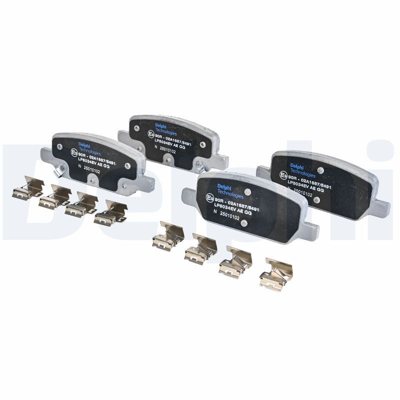 DELPHI LP5034EV Brake pad set, disc brake