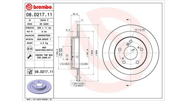 MAGNETI MARELLI 360406170101 Brake disc