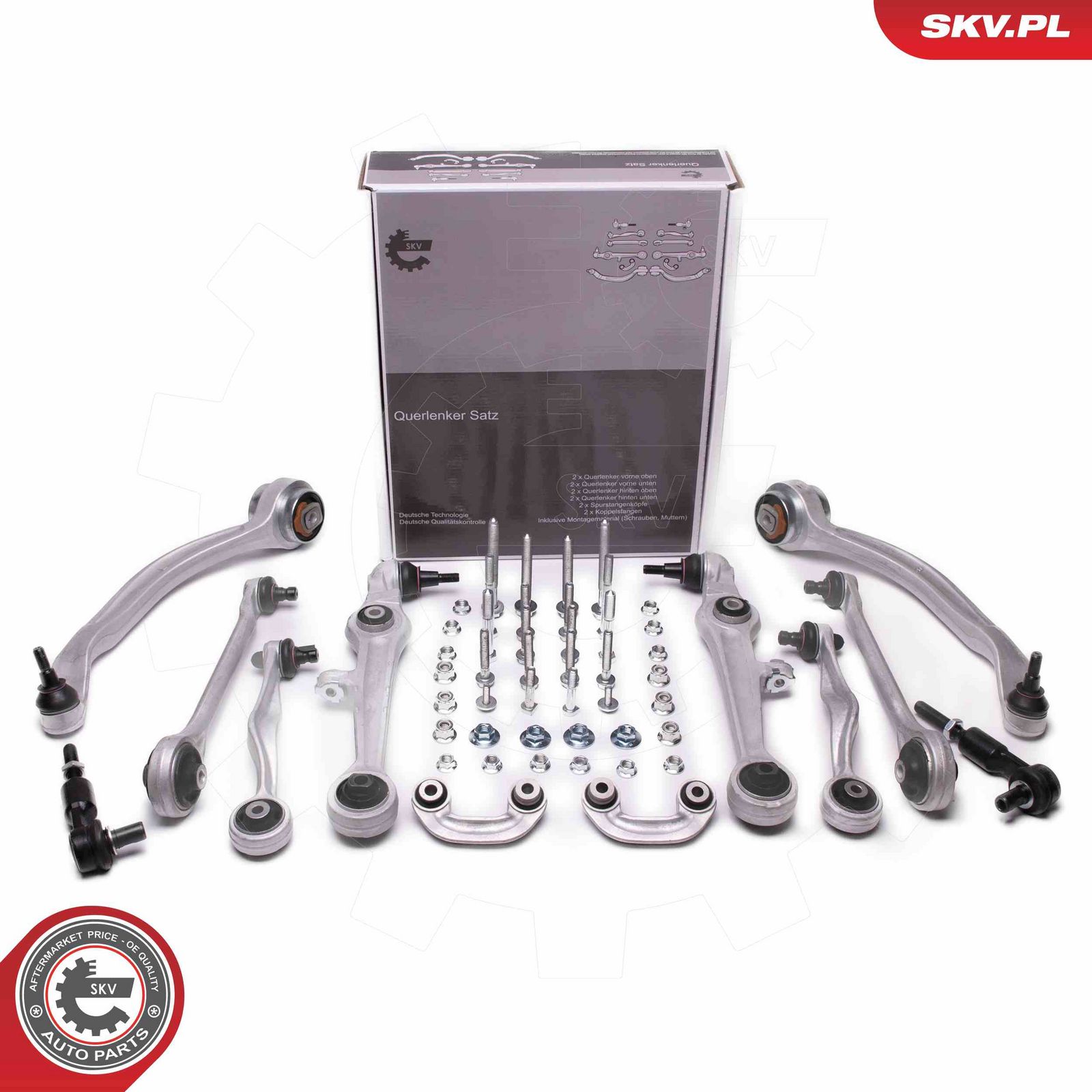 Control/Trailing Arm Kit, wheel suspension
