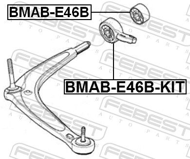 Mounting, control/trailing arm-1