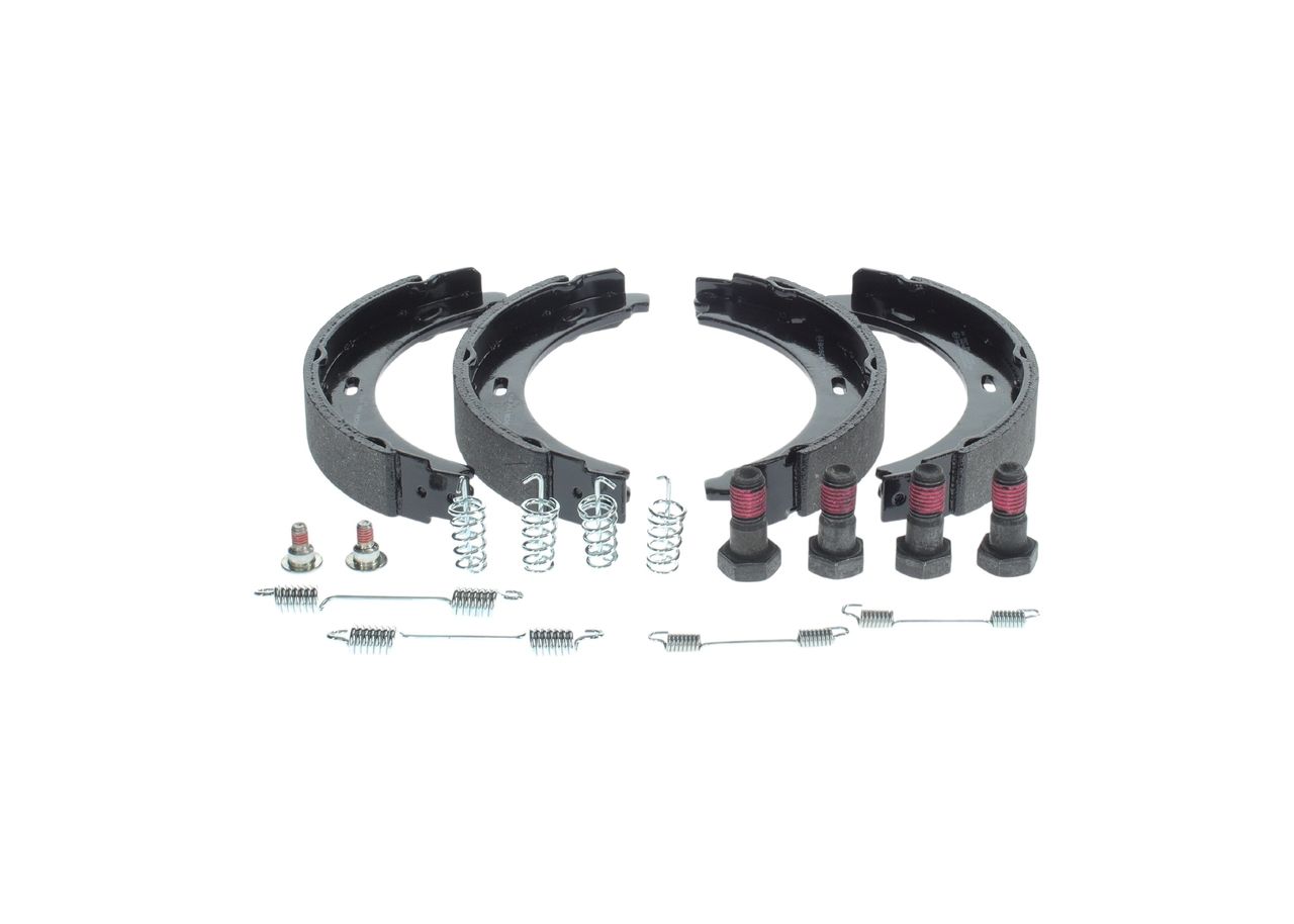 BOSCH 0 986 487 344 Brake shoe set, parking brake