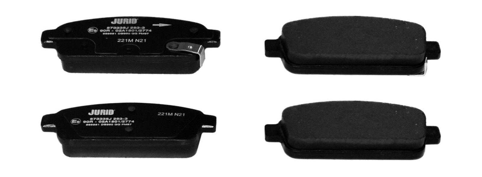 JURID 573335J Brake pad set, disc brake