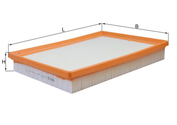 KNECHT LX 999 Oro filtras