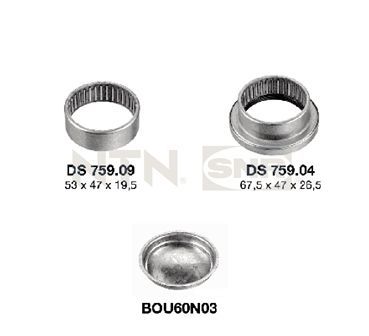 SNR KS559.02 Bushing, axle beam