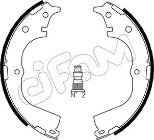 CIFAM 153-426 Brake shoe set
