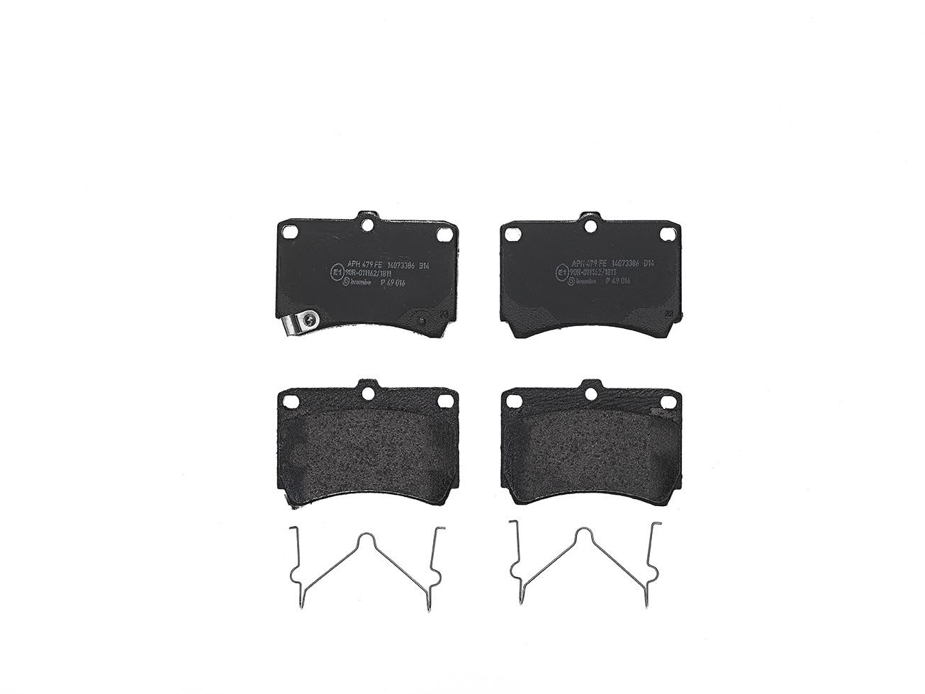 BREMBO P 49 016 Brake pad set, disc brake