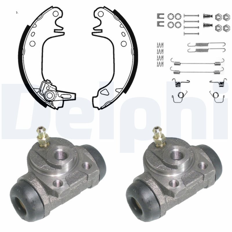 DELPHI KP869 Brake shoe set