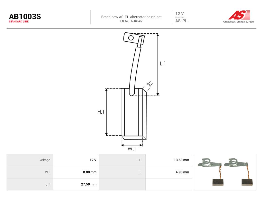 Carbon Brush, alternator-1