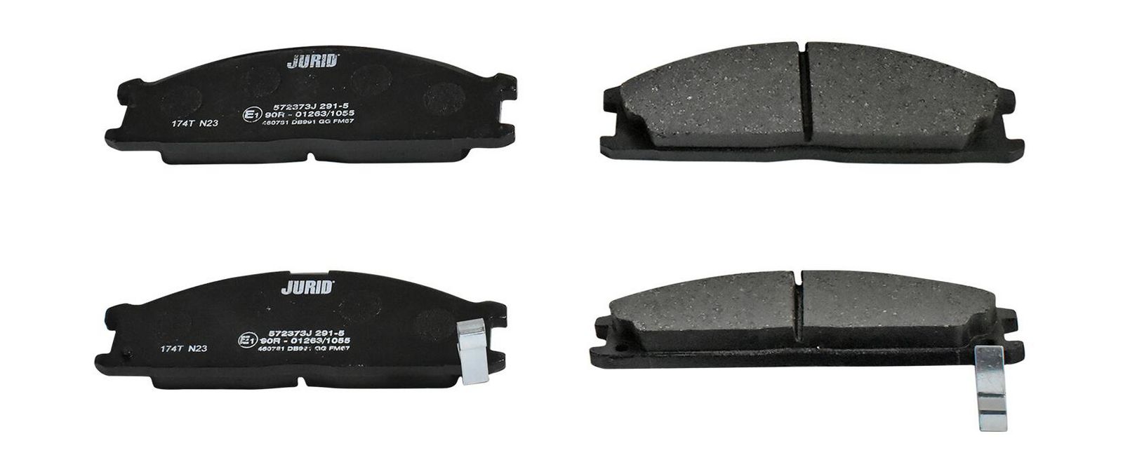 JURID 572373J Brake pad set, disc brake