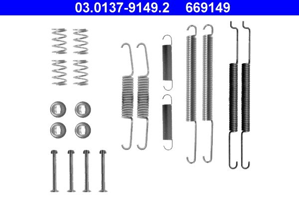 ATE 03.0137-9149.2 Accessory kit, brake shoes