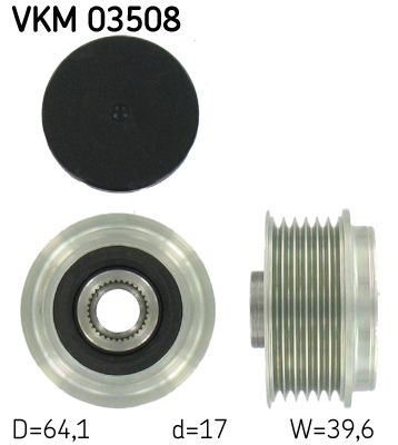 SKF VERTEVO VKM 03508 Alternator freewheel clutch