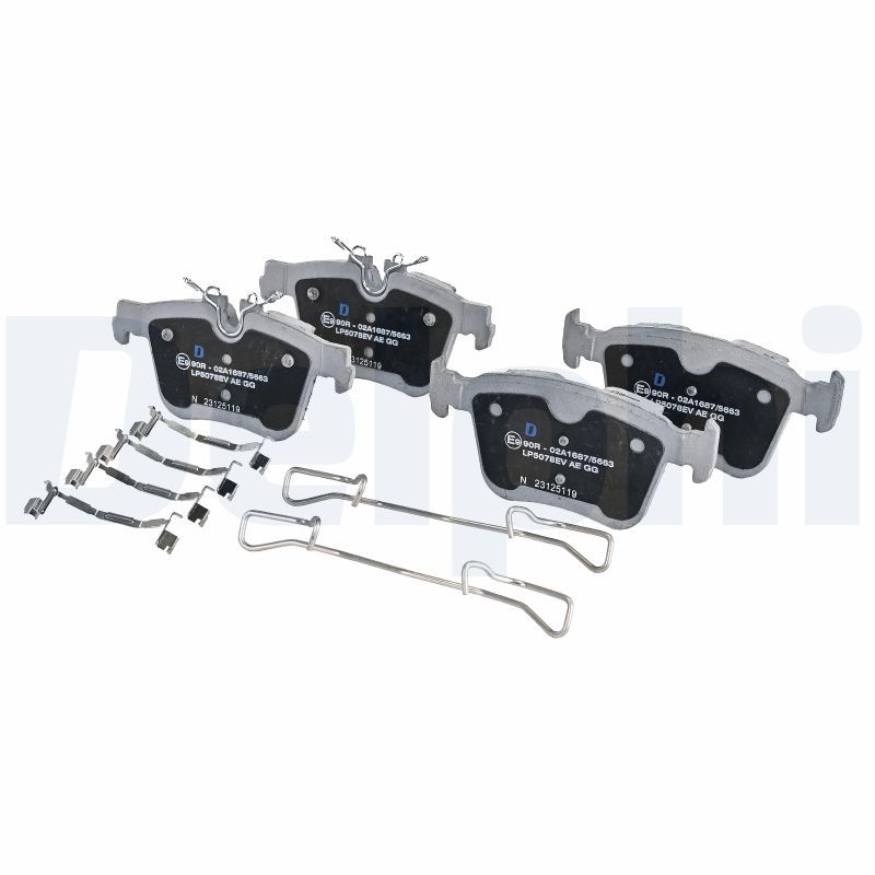 DELPHI LP5078EV Brake pad set, disc brake