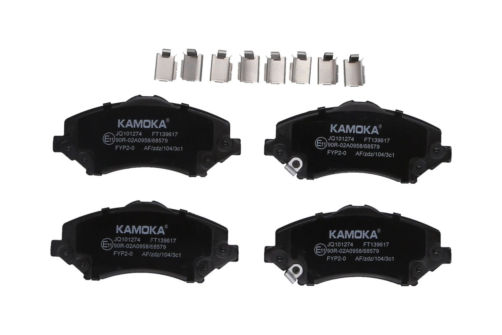 KAMOKA JQ101274 Brake pad set, disc brake