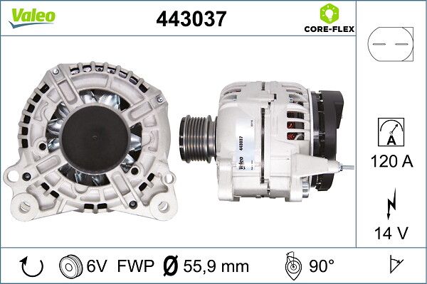 VALEO 443037 Alternator