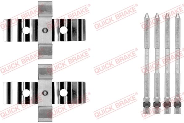 QUICK BRAKE 109-1848 Accessory kit, disc brake pad