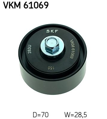 SKF VERTEVO VKM 61069 Deflection/guide pulley, v-ribbed belt