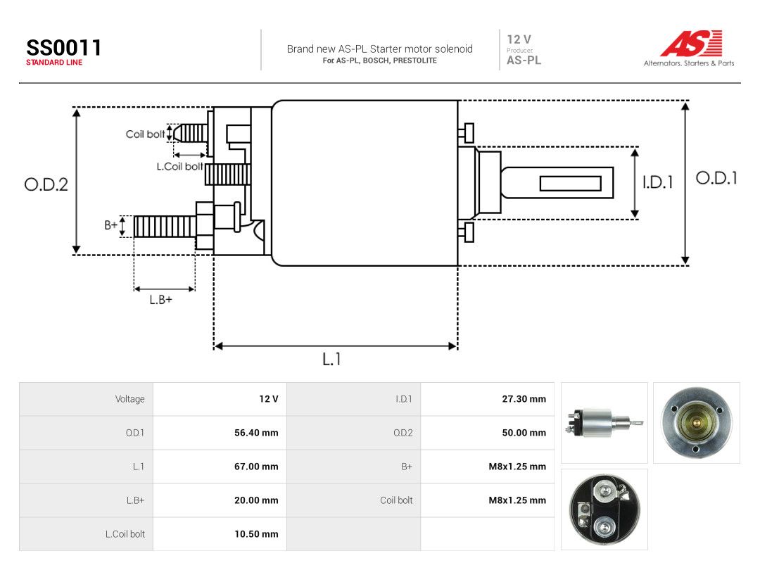 Solenoid Switch, starter-3