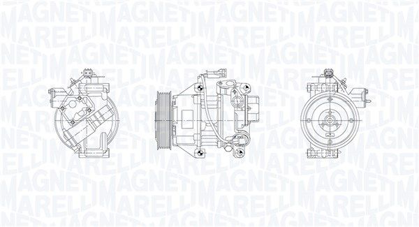 MAGNETI MARELLI 350103030093 Compressor, air conditioning