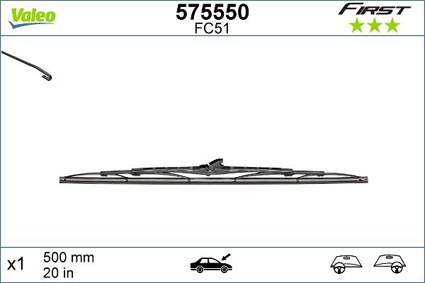 VALEO 575550 Wiper blade