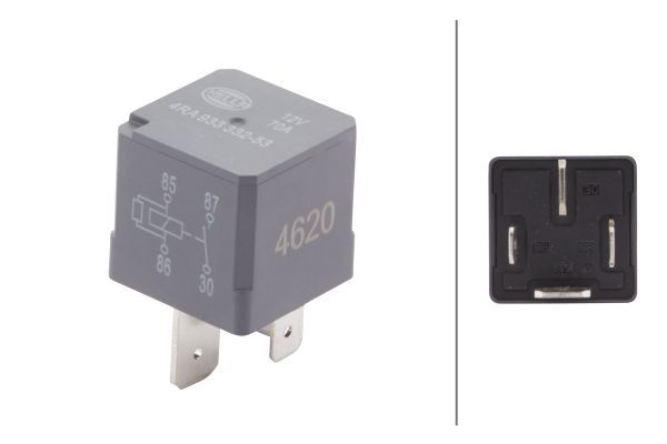 HELLA 4RA 933 332-531 Relay, abs